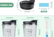 GuanQiao 2-Pack 24oz Blender Cups review