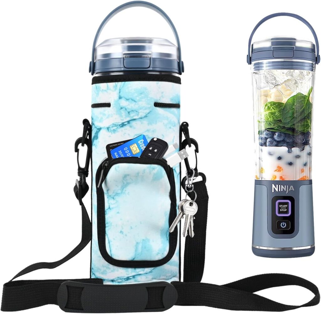 Storage Sleeve Bag for Ninja Blast Portable Blender with Shoulder Strap and Accessory Pocket Compatible with Ninja BC151NV/BC51NV/BC151BK/BC151CR/BC151EM/BC151PR/BC151WH Blast Portable Blender (Blue) Storage Sleeve Bag for Ninja Blast Portable Blender with Shoulder Strap and Accessory Pocket Compatible with Ninja BC151NV/BC51NV/BC151BK/BC151CR/BC151EM/BC151PR/BC151WH Blast Portable Blender (Blue)
