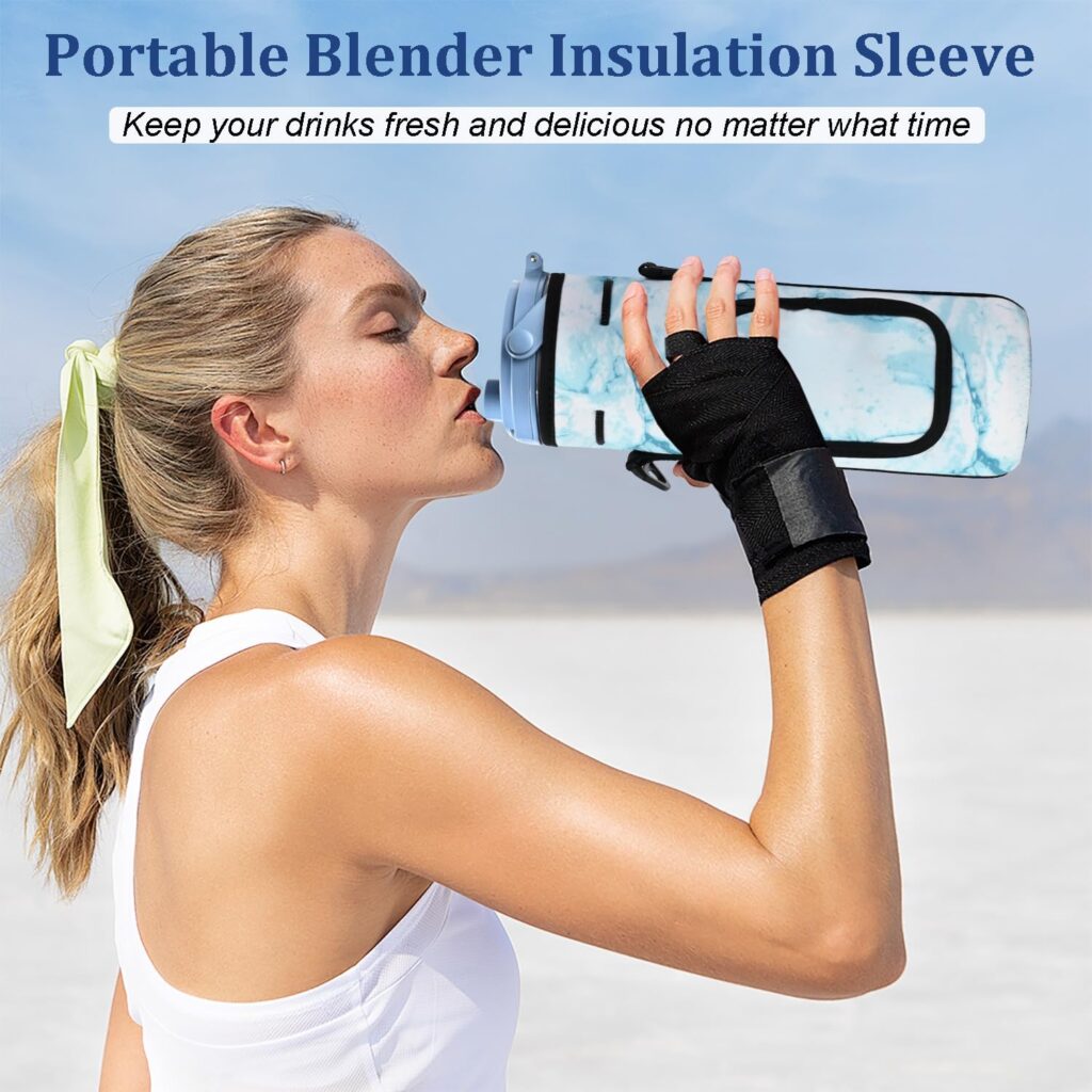 Storage Sleeve Bag for Ninja Blast Portable Blender with Shoulder Strap and Accessory Pocket Compatible with Ninja BC151NV/BC51NV/BC151BK/BC151CR/BC151EM/BC151PR/BC151WH Blast Portable Blender (Blue) Storage Sleeve Bag for Ninja Blast Portable Blender with Shoulder Strap and Accessory Pocket Compatible with Ninja BC151NV/BC51NV/BC151BK/BC151CR/BC151EM/BC151PR/BC151WH Blast Portable Blender (Blue)