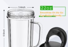 2 Pack Magic Bullet Blender Cups 22oz review