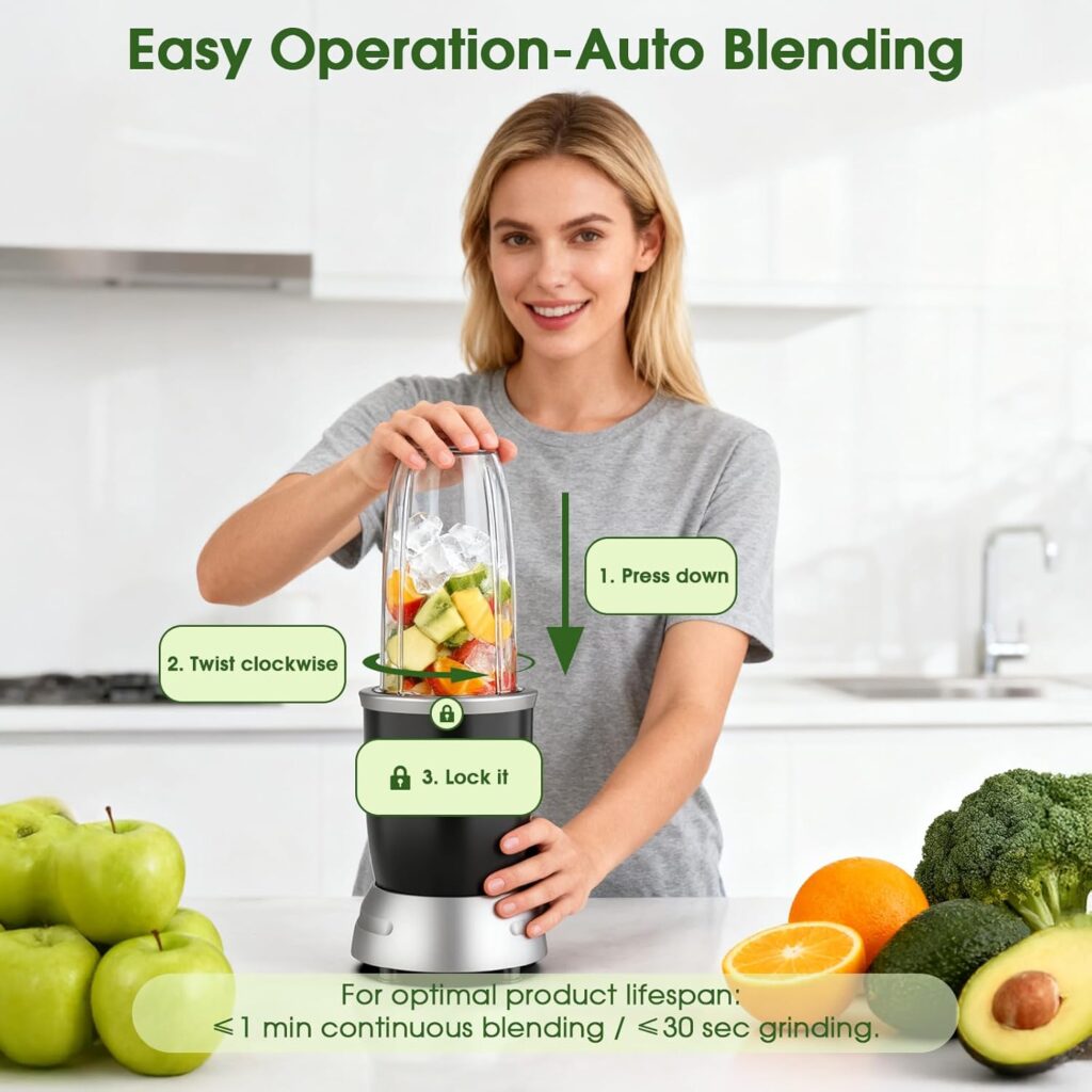 H-Duka Smoothie Blender Maker 25000RPM Personal Blender for Shakes and Smoothies with 37 32 23oz Portable Cups Countertop blenders for kitchen, Frozen Drinks, Milkshake, Juice, Ice Crushing, Nuts H-Duka Smoothie Blender Maker 25000RPM Personal Blender for Shakes and Smoothies with 37 32 23oz Portable Cups Countertop blenders for kitchen, Frozen Drinks, Milkshake, Juice, Ice Crushing, Nuts