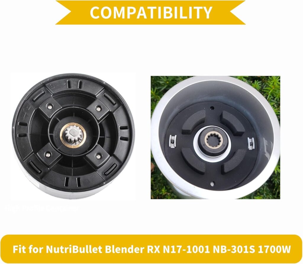 4 Packs Blender Drive Socket Kit, Replacement Blender Part for NutriBullet Blender RX N17-1001 NB-301S 1700W Juicer Mixer Base Gear 4 Packs Blender Drive Socket Kit, Replacement Blender Part for NutriBullet Blender RX N17-1001 NB-301S 1700W Juicer Mixer Base Gear