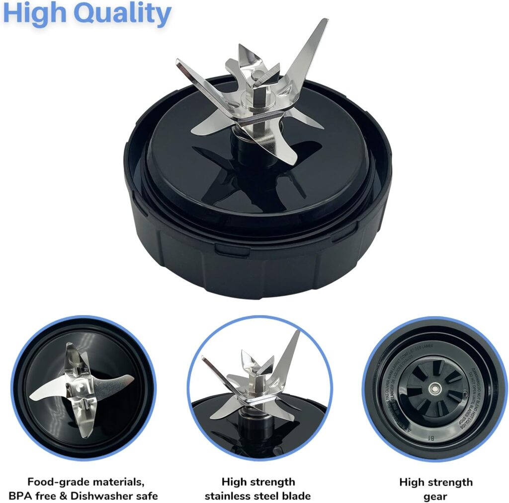 Blender 7 Fins Blade Base Extractor 703KKU100 Replacement Parts Compatible with Ninja Foodi Power SS100 SS101, SS150 Twist, SS151 Twisti, SS300 SS350 SS351 SS400 SS401 CO101B CO150B CO351B CO401B Blender 7 Fins Blade Base Extractor 703KKU100 Replacement Parts Compatible with Ninja Foodi Power SS100 SS101, SS150 Twist, SS151 Twisti, SS300 SS350 SS351 SS400 SS401 CO101B CO150B CO351B CO401B