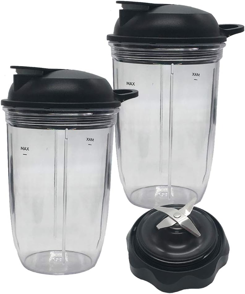 Blender Combo Easy Twist Extractor Blade with 2pcs Juicer personal jar 18oz cup with to go lid,Compatible with NutriBullet Combo Blender 1200W (5, 2 * 18oz cup+2*lid+1*blade) Blender Combo Easy Twist Extractor Blade with 2pcs Juicer personal jar 18oz cup with to go lid,Compatible with NutriBullet Combo Blender 1200W (5, 2 * 18oz cup+2*lid+1*blade)