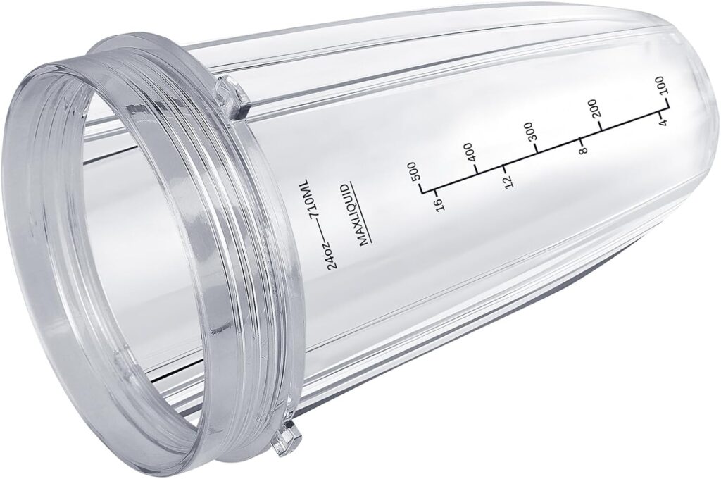 Blender Replacement Parts for Ninja, 24oz Cup with Extractor Blade, for Nutri Ninja Auto iQ BN801 BL480 BL640 BL642 NN100 BL2012 (2 Pack) Blender Replacement Parts for Ninja, 24oz Cup with Extractor Blade, for Nutri Ninja Auto iQ BN801 BL480 BL640 BL642 NN100 BL2012 (2 Pack)