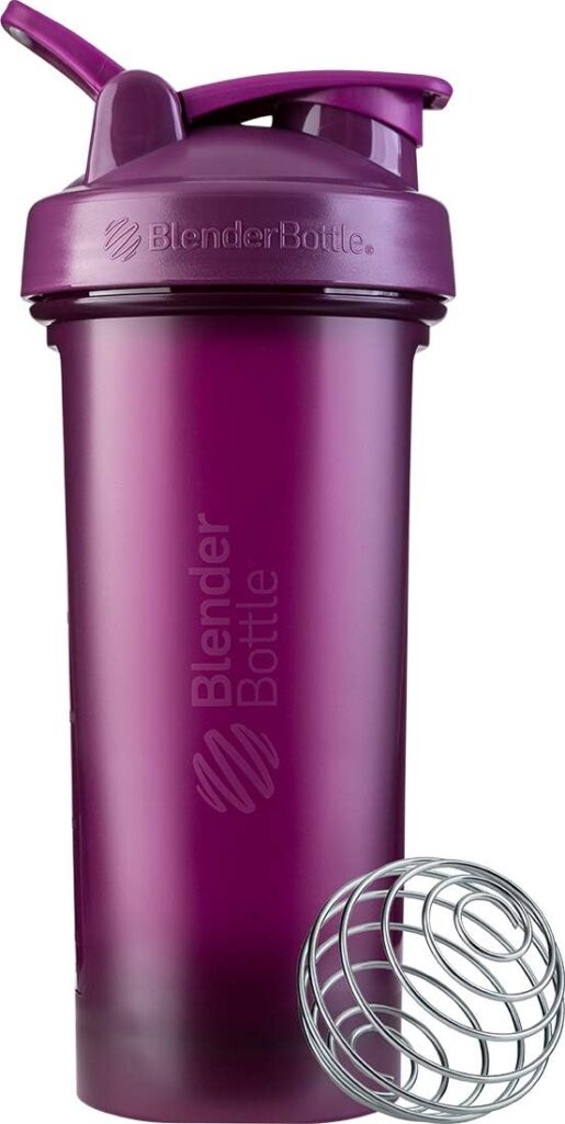 BlenderBottle Classic V2 Shaker Bottle Perfect for Protein Shakes and Pre Workout, 28-Ounce, Plum BlenderBottle Classic V2 Shaker Bottle Perfect for Protein Shakes and Pre Workout, 28-Ounce, Plum
