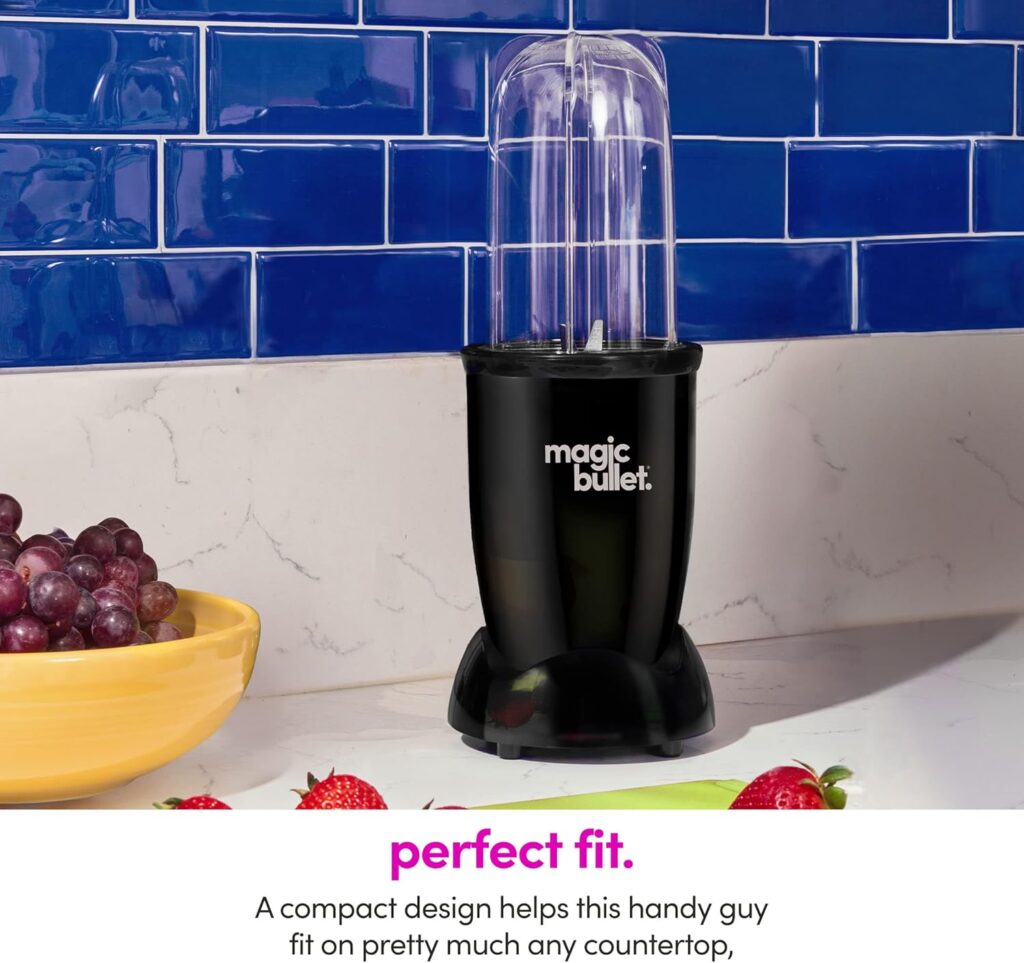 magic bullet Blender, Small, Black, 11 Piece Set magic bullet Blender, Small, Black, 11 Piece Set