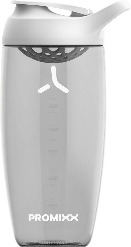 Promixx Pursuit Protein Shaker Bottle (24 oz) – Silent No-Ball Mixer, Leak-Proof Lid, BPA/BPS Phthalate-Free ECOZEN – Easy-Clean Shaker Cup for Protein Shakes, Pre Post-Workout Smoothies Promixx Pursuit Protein Shaker Bottle (24 oz) – Silent No-Ball Mixer, Leak-Proof Lid, BPA/BPS Phthalate-Free ECOZEN – Easy-Clean Shaker Cup for Protein Shakes, Pre Post-Workout Smoothies