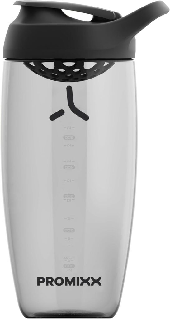 Promixx Pursuit Protein Shaker Bottle (24 oz) – Silent No-Ball Mixer, Leak-Proof Lid, BPA/BPS Phthalate-Free ECOZEN – Easy-Clean Shaker Cup for Protein Shakes, Pre Post-Workout Smoothies Promixx Pursuit Protein Shaker Bottle (24 oz) – Silent No-Ball Mixer, Leak-Proof Lid, BPA/BPS Phthalate-Free ECOZEN – Easy-Clean Shaker Cup for Protein Shakes, Pre Post-Workout Smoothies