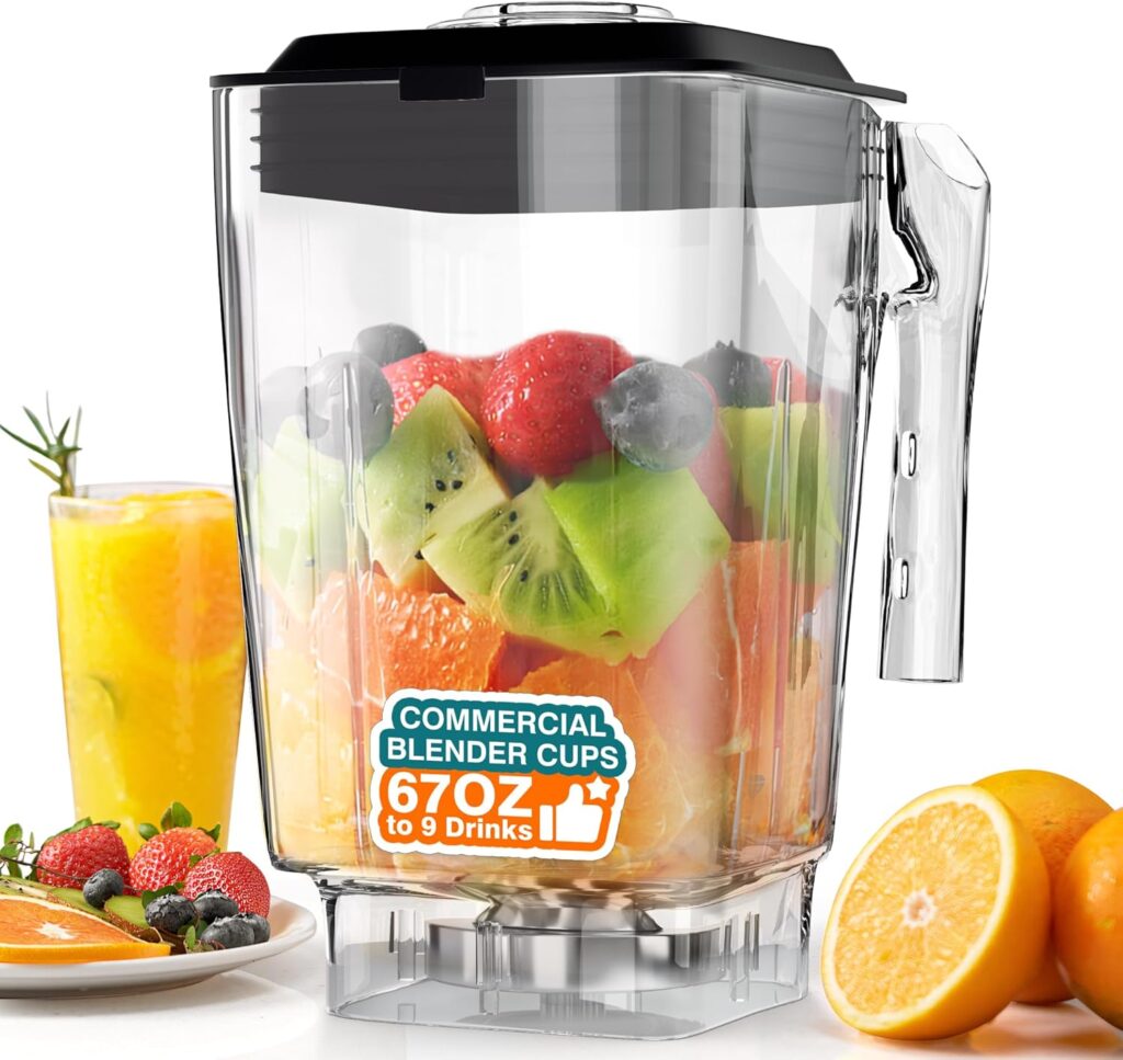 WantJoin Professional Commercial Blender Cups ONLY for WantJoin 8001 series WantJoin Professional Commercial Blender Cups ONLY for WantJoin 8001 series