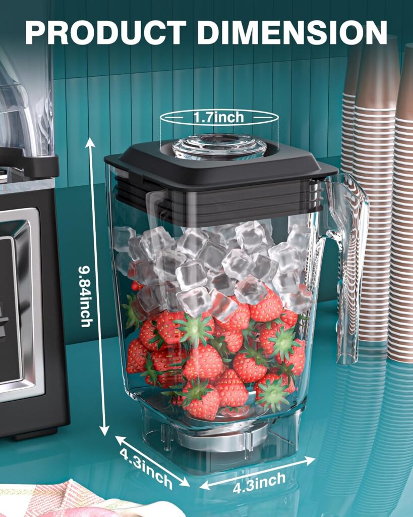 WantJoin Professional Commercial Blender Cups ONLY for WantJoin 8001 series WantJoin Professional Commercial Blender Cups ONLY for WantJoin 8001 series