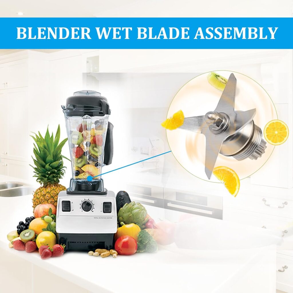 105733 Blender Blade Replacement Part Compatible with A2300 A2500 A3300 A3500 Fits Pro 750 7500 780 Explorian E310 E320 64oz Low Profile Containers 105733 Blender Blade Replacement Part Compatible with A2300 A2500 A3300 A3500 Fits Pro 750 7500 780 Explorian E310 E320 64oz Low Profile Containers