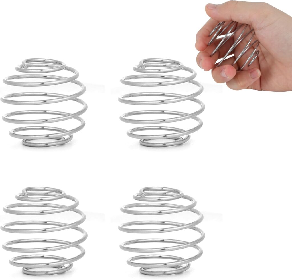 4 Pcs 2.1-Inch Large Size Shaker Balls for Protein Shakes,Milkshake and Salad Dressing,304 Stainless Steel Shaker Ball 4 Pcs 2.1-Inch Large Size Shaker Balls for Protein Shakes,Milkshake and Salad Dressing,304 Stainless Steel Shaker Ball