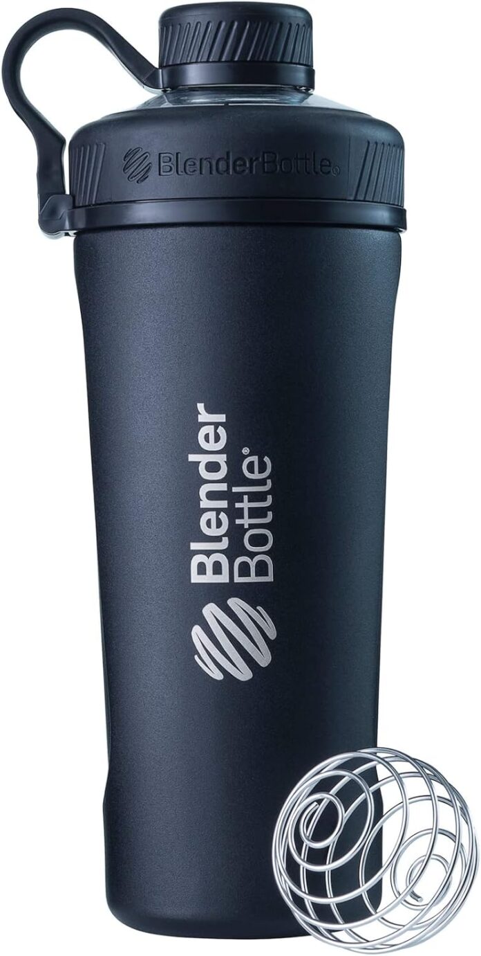 blenderbottle-radian-shaker-cup-insulated-stainless-steel-water-bottle-with-wire-whisk-26-ounce-matte-black