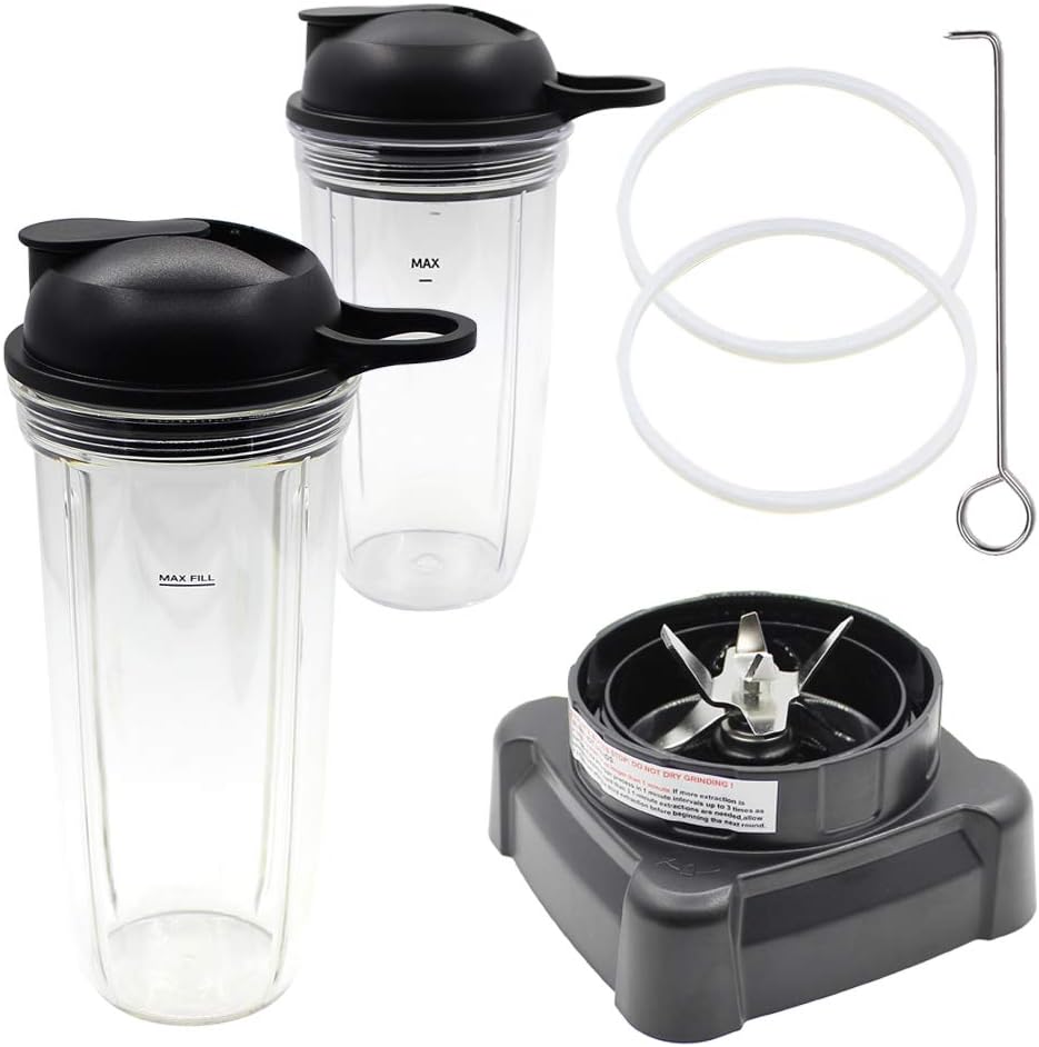 Replacement Parts New Blade with Cup and Lid Intended for Nutri Ninja Blender BL610 Replacement Parts New Blade with Cup and Lid Intended for Nutri Ninja Blender BL610