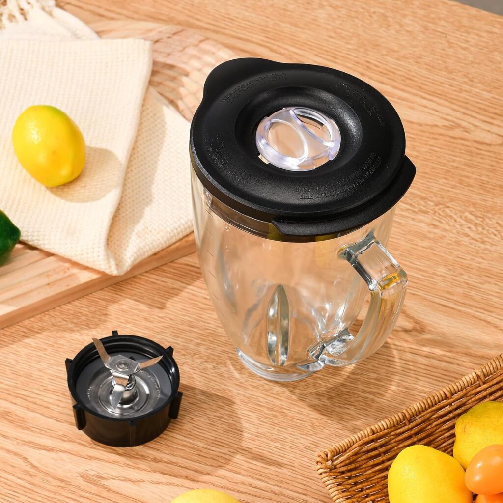 6 Cup Blender Glass Jar with Blade,Including glass jar with lid 4fins blade blender jar base 3pcs seal gasket. Replacement Parts for Oster Osterizer (NOT fit Pro, Master or Versa models) 6 Cup Blender Glass Jar with Blade,Including glass jar with lid 4fins blade blender jar base 3pcs seal gasket. Replacement Parts for Oster Osterizer (NOT fit Pro, Master or Versa models)