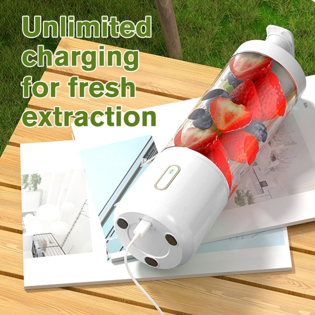 Adreamy Portable Blender Cordless Personal Blender for Smoothies and Shakes, BPA Free, oz Mini Blender Cup with Travel Lid and USB Rechargeable (White), 20240327123 Adreamy Portable Blender Cordless Personal Blender for Smoothies and Shakes, BPA Free, oz Mini Blender Cup with Travel Lid and USB Rechargeable (White), 20240327123