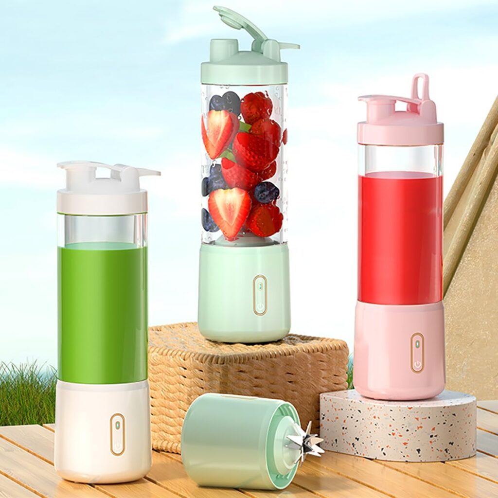 Adreamy Portable Blender Cordless Personal Blender for Smoothies and Shakes, BPA Free, oz Mini Blender Cup with Travel Lid and USB Rechargeable (White), 20240327123 Adreamy Portable Blender Cordless Personal Blender for Smoothies and Shakes, BPA Free, oz Mini Blender Cup with Travel Lid and USB Rechargeable (White), 20240327123