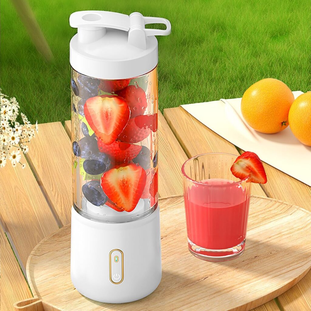 Adreamy Portable Blender Cordless Personal Blender for Smoothies and Shakes, BPA Free, oz Mini Blender Cup with Travel Lid and USB Rechargeable (White), 20240327123 Adreamy Portable Blender Cordless Personal Blender for Smoothies and Shakes, BPA Free, oz Mini Blender Cup with Travel Lid and USB Rechargeable (White), 20240327123