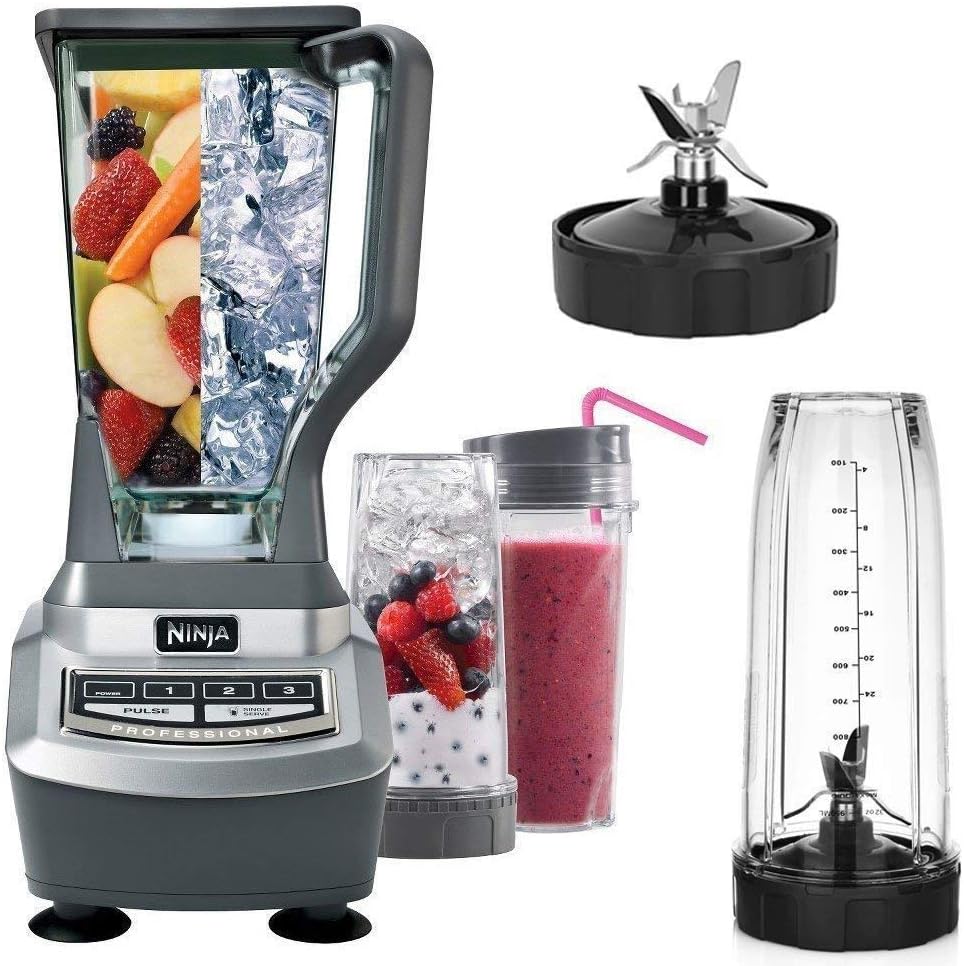 Ninja Blender Replacement Parts - Bottom Blade Fins for Nutri Ninja Auto iQ BL480 BL480D BL482 BL456 Blenders (Female Fins Only) (1 Pack) Ninja Blender Replacement Parts - Bottom Blade Fins for Nutri Ninja Auto iQ BL480 BL480D BL482 BL456 Blenders (Female Fins Only) (1 Pack)