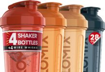 VELOMIX -4 Pack- 28 oz Protein Shaker Bottles Review (2026)