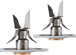 2 Pack Ice Blade for Oster, Replacement Parts Blender Ice Blade 4961-011 Compatible with Oster Osterizer Blender Accessories