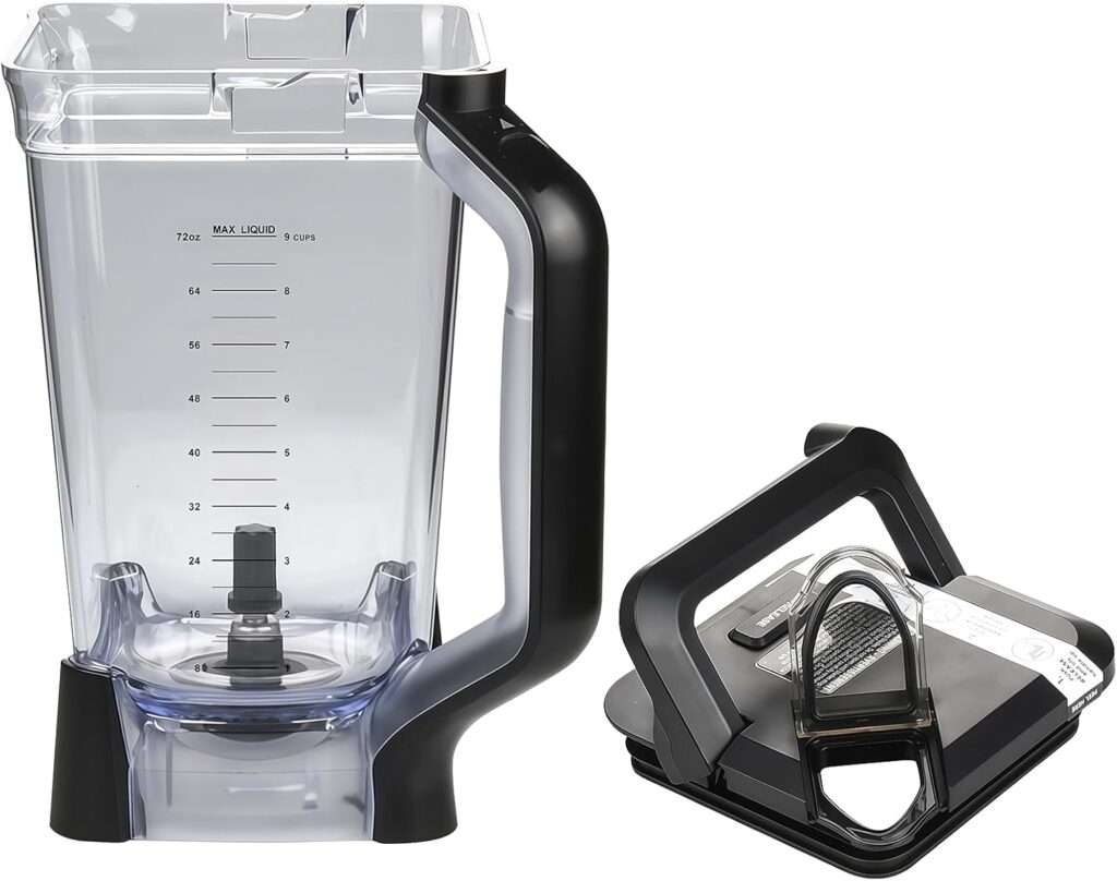 72oz Blender Replacement Parts For Ninja Blender BL610, ONLY Fits 6-Fin Base New Model, Blenders Replacement Pitcher with Locking Lid For Ninja BL710WM CO610B CO650B CT610C, NOT For 4-Fin Base 72oz Blender Replacement Parts For Ninja Blender BL610, ONLY Fits 6-Fin Base New Model, Blenders Replacement Pitcher with Locking Lid For Ninja BL710WM CO610B CO650B CT610C, NOT For 4-Fin Base