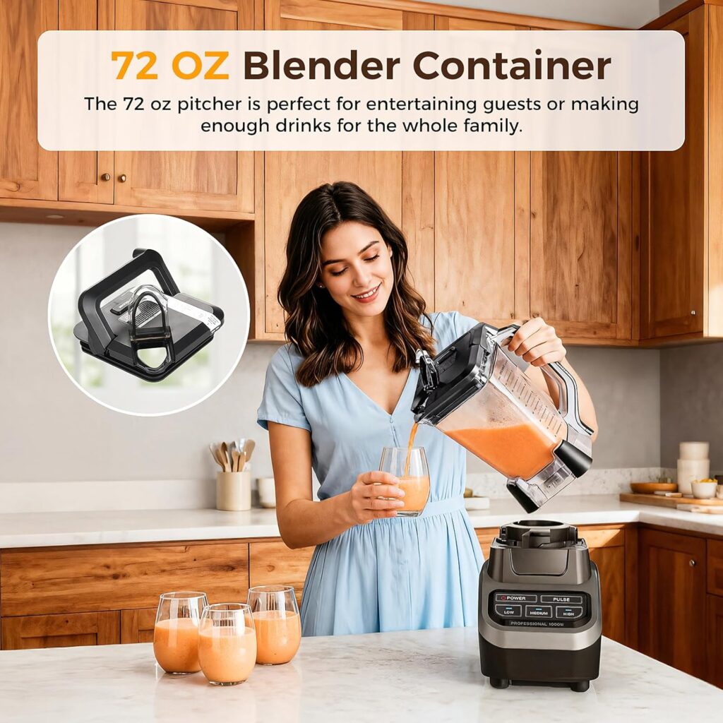 72oz Blender Replacement Parts For Ninja Blender BL610, ONLY Fits 6-Fin Base New Model, Blenders Replacement Pitcher with Locking Lid For Ninja BL710WM CO610B CO650B CT610C, NOT For 4-Fin Base 72oz Blender Replacement Parts For Ninja Blender BL610, ONLY Fits 6-Fin Base New Model, Blenders Replacement Pitcher with Locking Lid For Ninja BL710WM CO610B CO650B CT610C, NOT For 4-Fin Base