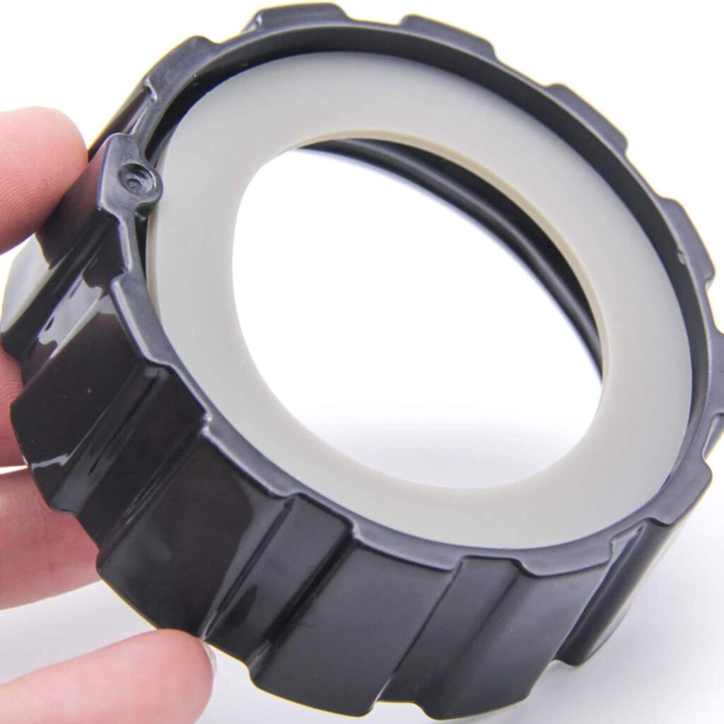 Black Blender Base Bottom Screw Cap 1Pc and Blender Gasket Rubber Gasket Seal (1Pc), Replacement for Beach Blenders Black Blender Base Bottom Screw Cap 1Pc and Blender Gasket Rubber Gasket Seal (1Pc), Replacement for Beach Blenders