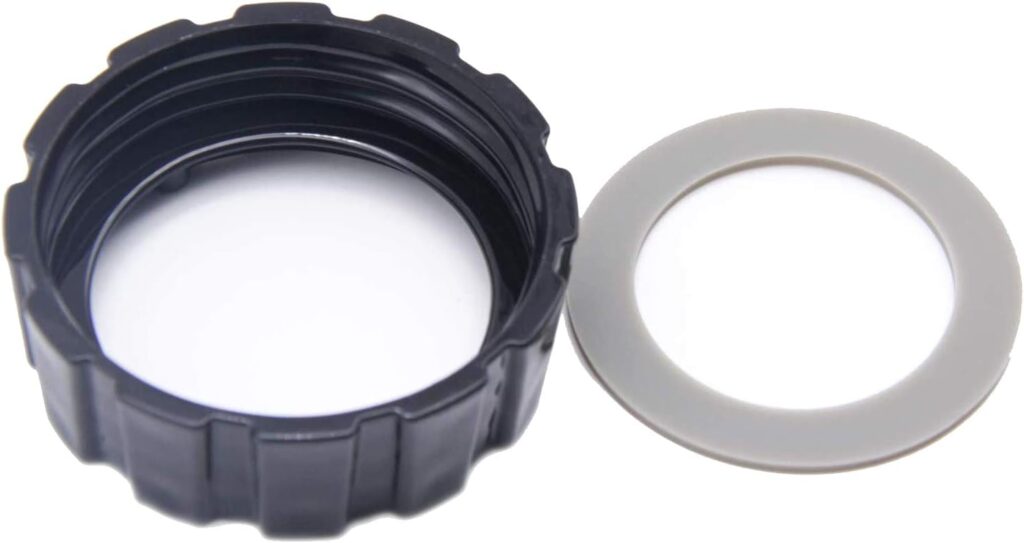 Black Blender Base Bottom Screw Cap 1Pc and Blender Gasket Rubber Gasket Seal (1Pc), Replacement for Beach Blenders Black Blender Base Bottom Screw Cap 1Pc and Blender Gasket Rubber Gasket Seal (1Pc), Replacement for Beach Blenders