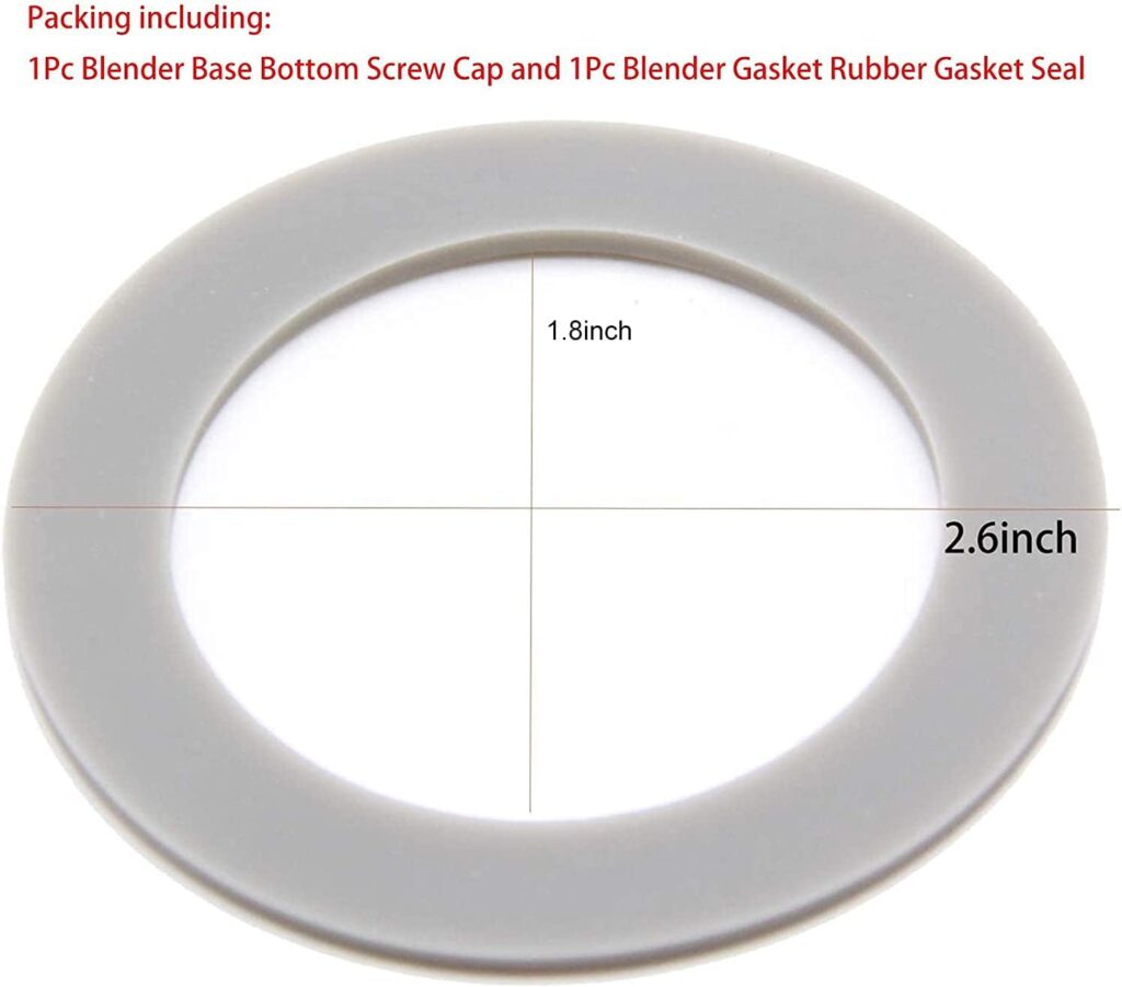 Black Blender Base Bottom Screw Cap 1Pc and Blender Gasket Rubber Gasket Seal (1Pc), Replacement for Beach Blenders Black Blender Base Bottom Screw Cap 1Pc and Blender Gasket Rubber Gasket Seal (1Pc), Replacement for Beach Blenders