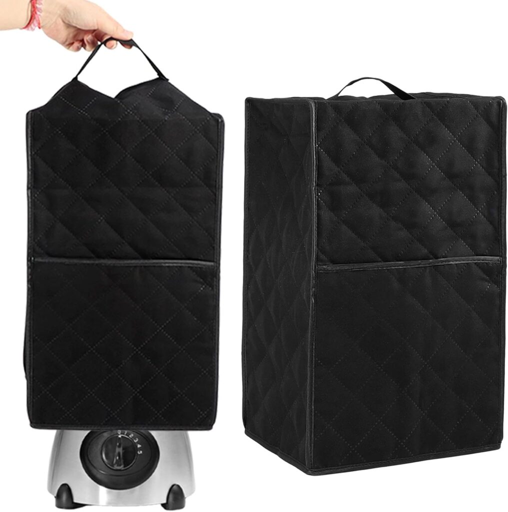 Blender Dust Cover, Kitchen Blender Cover with Accessory Pocket and Handle, Stand Mixer or Coffee Maker Appliance Cover For Kitchen, Anti Fingerprint Dust Proof Stain Resistant(size:black) Blender Dust Cover, Kitchen Blender Cover with Accessory Pocket and Handle, Stand Mixer or Coffee Maker Appliance Cover For Kitchen, Anti Fingerprint Dust Proof Stain Resistant(size:black)