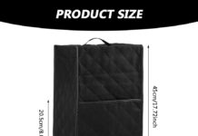 Blender Dust Cover, Kitchen Blender Cover with Accessory Pocket and Handle, Stand Mixer or Coffee Maker Appliance Cover For Kitchen, Anti Fingerprint Dust Proof Stain Resistant(size:black)