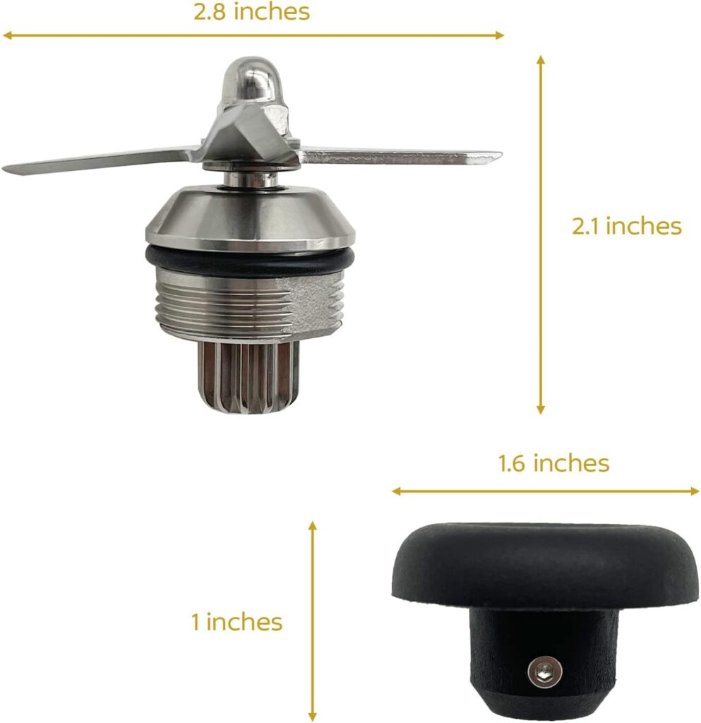 Blender Wet Blade Replacement Assembly with Drive Socket STM102R 104675-1 Compatible with Vitamix VM0103 Standard 64oz and 32oz Container Blender Wet Blade Replacement Assembly with Drive Socket STM102R 104675-1 Compatible with Vitamix VM0103 Standard 64oz and 32oz Container