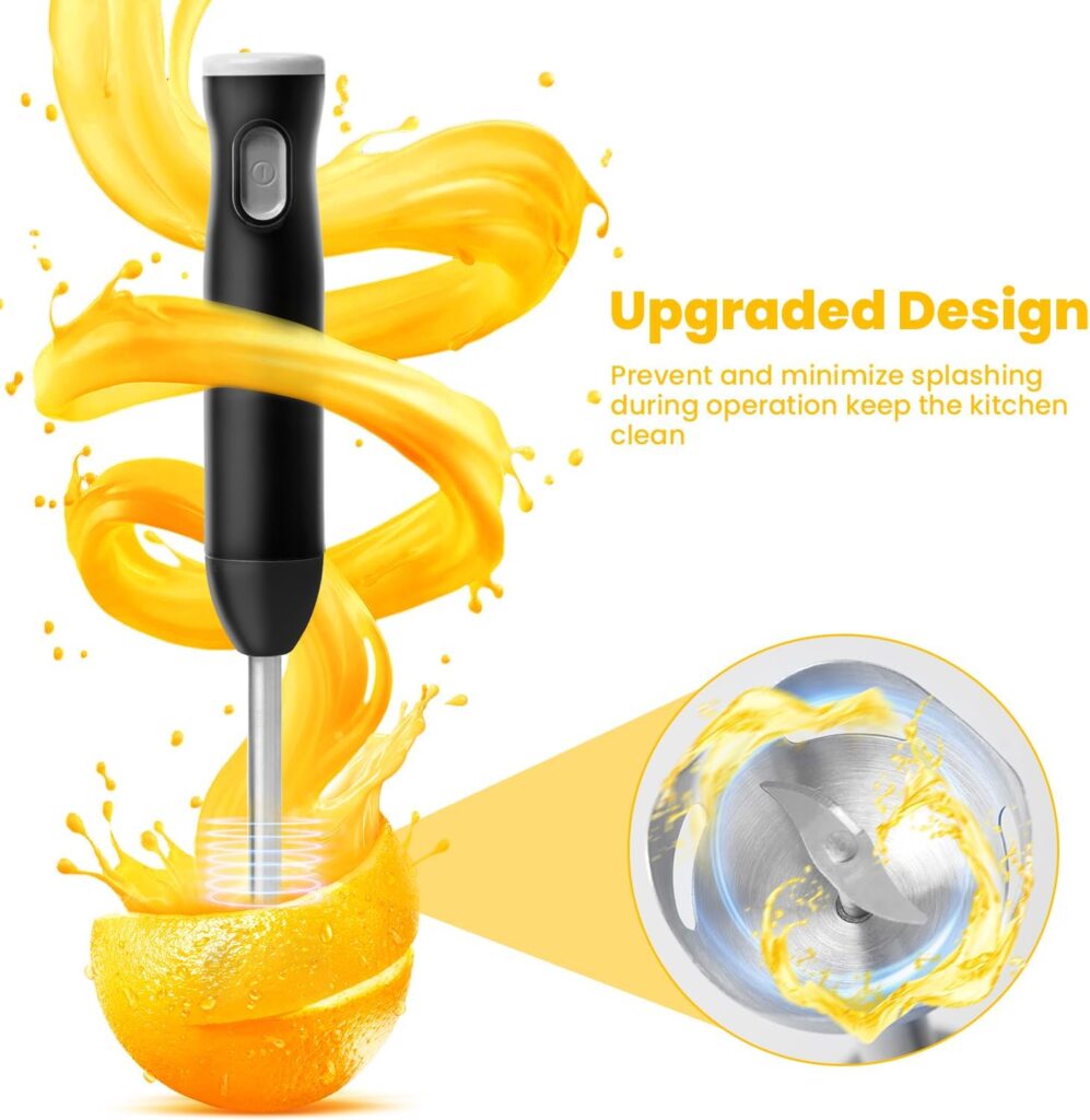 Cordless Immersion Blender with Egg Whisk and Chopper, Rechargeable Turbo Mode Hand Mixer, 2-in-1 Heavy Duty Portable Handheld Blender for Milkshakes, Smoothies, Soup, Baby Food (Blue) Cordless Immersion Blender with Egg Whisk and Chopper, Rechargeable Turbo Mode Hand Mixer, 2-in-1 Heavy Duty Portable Handheld Blender for Milkshakes, Smoothies, Soup, Baby Food (Blue)