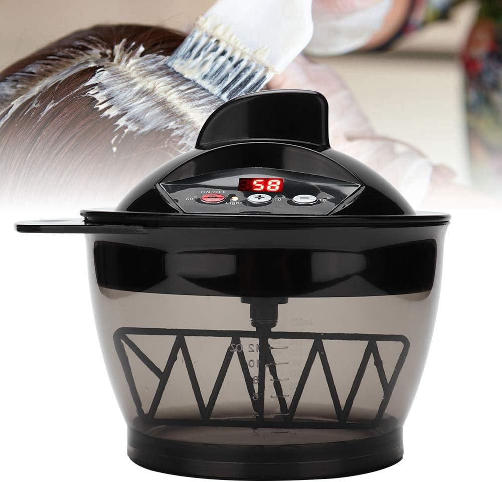 Electric Mixer, Electric Blender, with Scales Mixing Bowl, US Plug Automatic Dye Cream Blender for Hair Salon Home Electric Mixer, Electric Blender, with Scales Mixing Bowl, US Plug Automatic Dye Cream Blender for Hair Salon Home