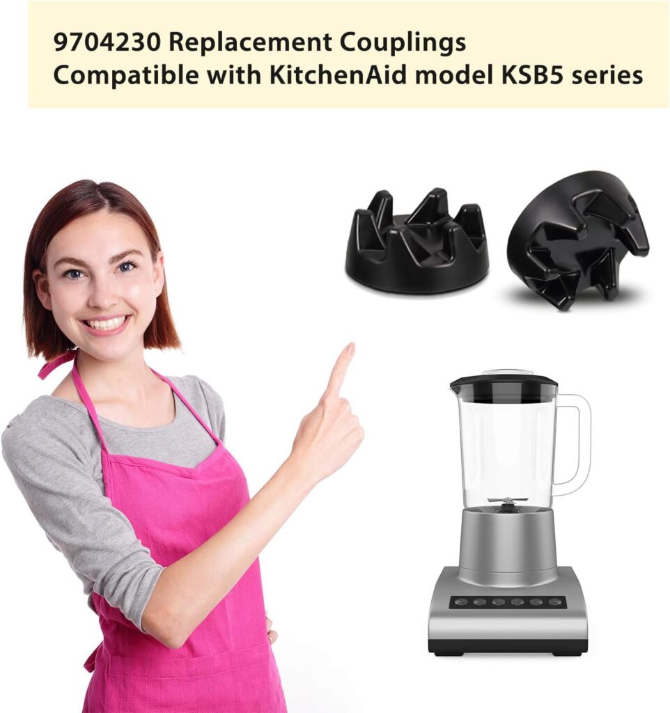 Mudder Packs Blender Coupler Blender Coupling Replacment Parts with Wrench Compatible with KitchenAid WP9704230VP WP9704230 Mudder Packs Blender Coupler Blender Coupling Replacment Parts with Wrench Compatible with KitchenAid WP9704230VP WP9704230