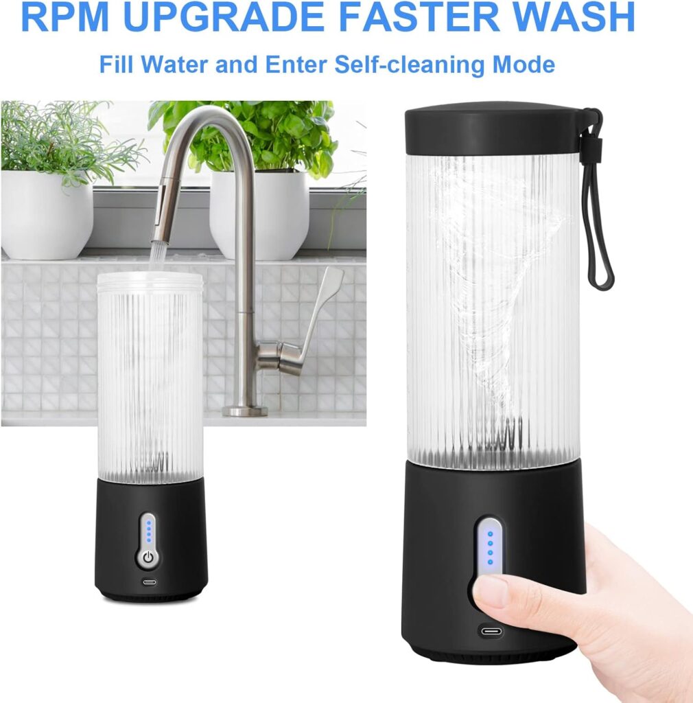 Portable Personal Blender - 15.2Oz USB Rechargeable Blender With Blades, BPA-Free, For Shakes, Smoothies, Travel Portable Personal Blender - 15.2Oz USB Rechargeable Blender With Blades, BPA-Free, For Shakes, Smoothies, Travel