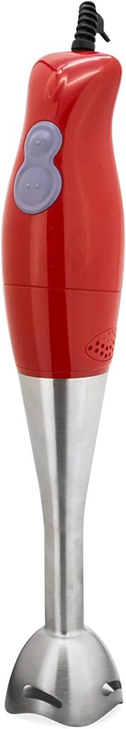 Trenda Immersion Hand Blenders Cordless Handheld and Electric Mixer Stick, Red Trenda Immersion Hand Blenders Cordless Handheld and Electric Mixer Stick, Red