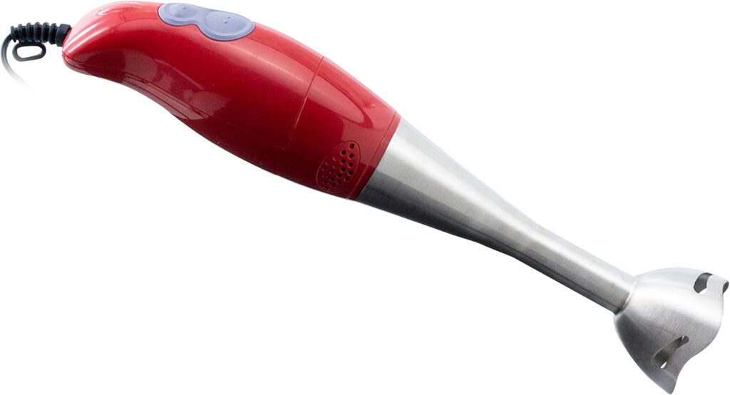 Trenda Immersion Hand Blenders Cordless Handheld and Electric Mixer Stick, Red Trenda Immersion Hand Blenders Cordless Handheld and Electric Mixer Stick, Red