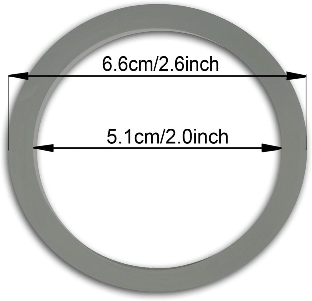 (2 Pack) Grey Blender Gasket, Compatible with Osterizer and Oster Blender Replacement Parts (2) (2 Pack) Grey Blender Gasket, Compatible with Osterizer and Oster Blender Replacement Parts (2)