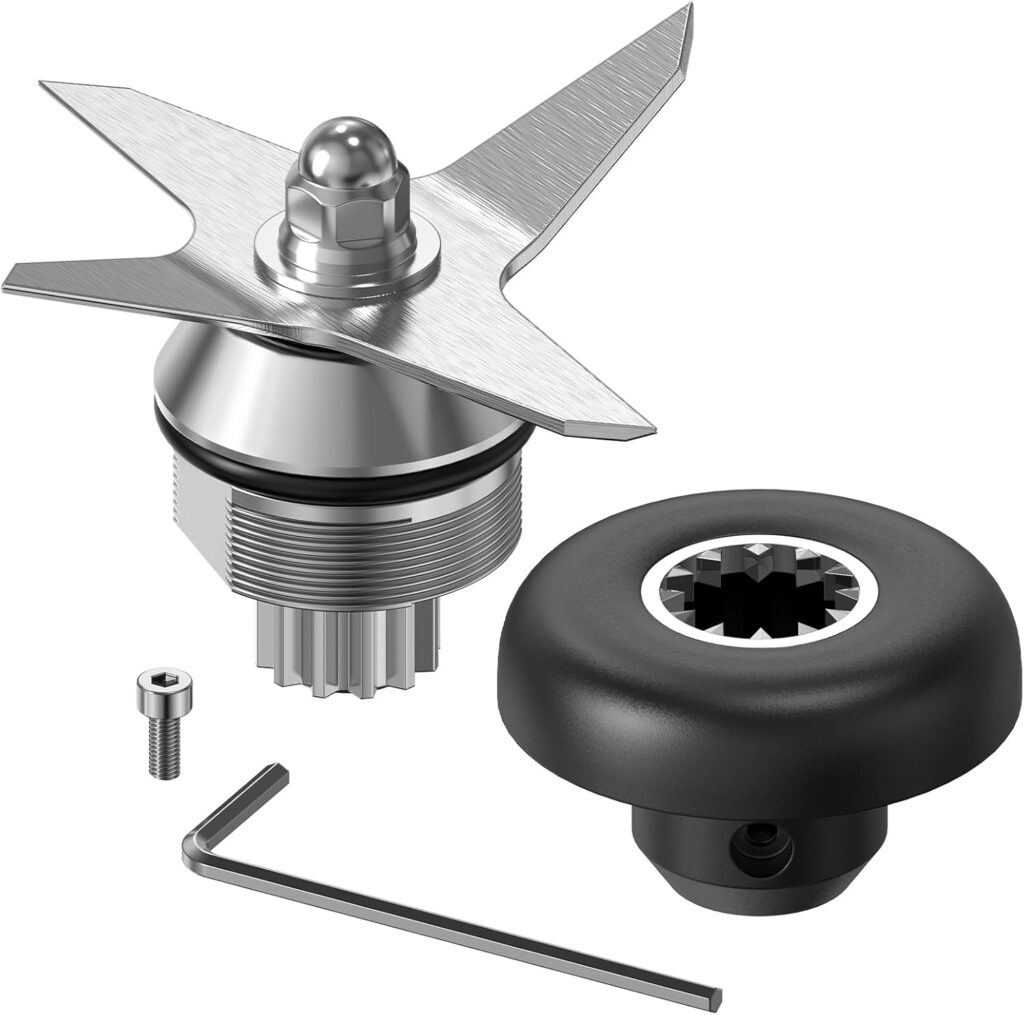 Blade Replacement Parts Compatible with Vitamix, Wet Blade Blender Parts Replacement Compatible with Vitamix Series 64oz/32oz Containers Juicer Food Processor Attachment Blade Replacement Parts Compatible with Vitamix, Wet Blade Blender Parts Replacement Compatible with Vitamix Series 64oz/32oz Containers Juicer Food Processor Attachment