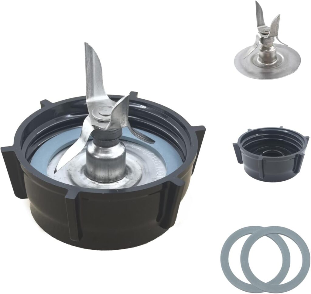 For Oster Blender Replacement Parts Blender Ice Blade with Jar Base Cap and Two Rubber O Ring Seal Gasket Accessory Refresh Kit,Compatible with Oster Osterizer Blender For Oster Blender Replacement Parts Blender Ice Blade with Jar Base Cap and Two Rubber O Ring Seal Gasket Accessory Refresh Kit,Compatible with Oster Osterizer Blender