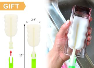 Tanzfrosch 32oz Cup and Extractor Blade Replacement Parts Blender Accessories Compatible with Nutribullet 600W/900W Models (4 Packs)