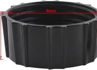 Anbige Replacement Parts blade with Jar Base Collar Ring,Compatible with Black&Decker Blenders BL2010BP, BL2020S, BL2352P