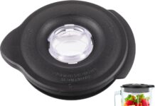 Oster Blender Covers and Lids Replacement Parts for Pro 1200/Osterizer Classic Series – 6 Cup Blender Safety Glass Jar Cover Compatible with Jars 124461-000-000/178891-000-000 and BLSTMB-CBG/CBF/BBG