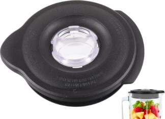 Oster Blender Covers and Lids Replacement Parts for Pro 1200/Osterizer Classic Series – 6 Cup Blender Safety Glass Jar Cover Compatible with Jars 124461-000-000/178891-000-000 and BLSTMB-CBG/CBF/BBG