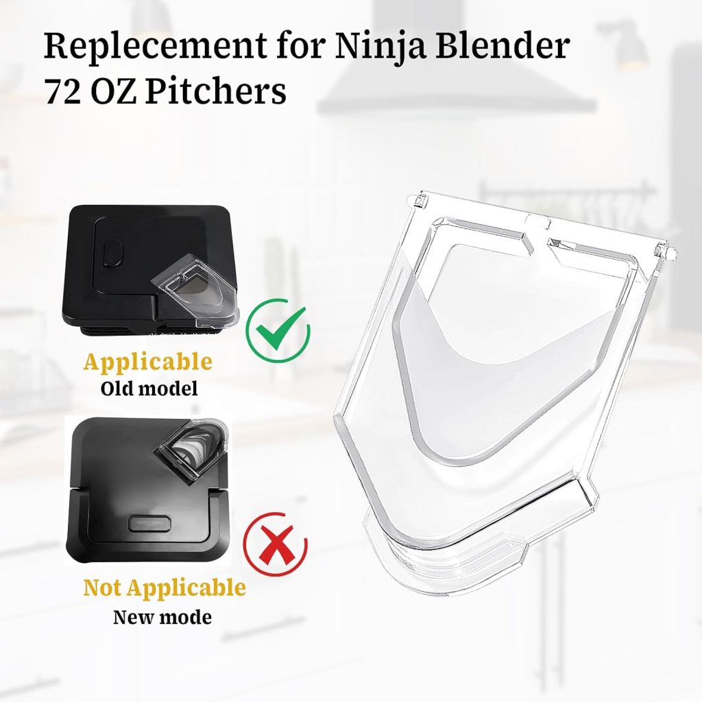 Product Name: Blender Lid Replacement for Nin-ja, Blender Cover Pour Spout Parts for Nin-ja Blender 72oz Pitcher Blender Replacement Parts Compatible with NJ600-NJ602, BL500-BL781, Blender Accessories review | Centrifugal Juicer Blender Lid Replacement for Nin-ja, Blender Cover Pour Spout Parts for Nin-ja Blender 72oz Pitcher Blender Replacement Parts