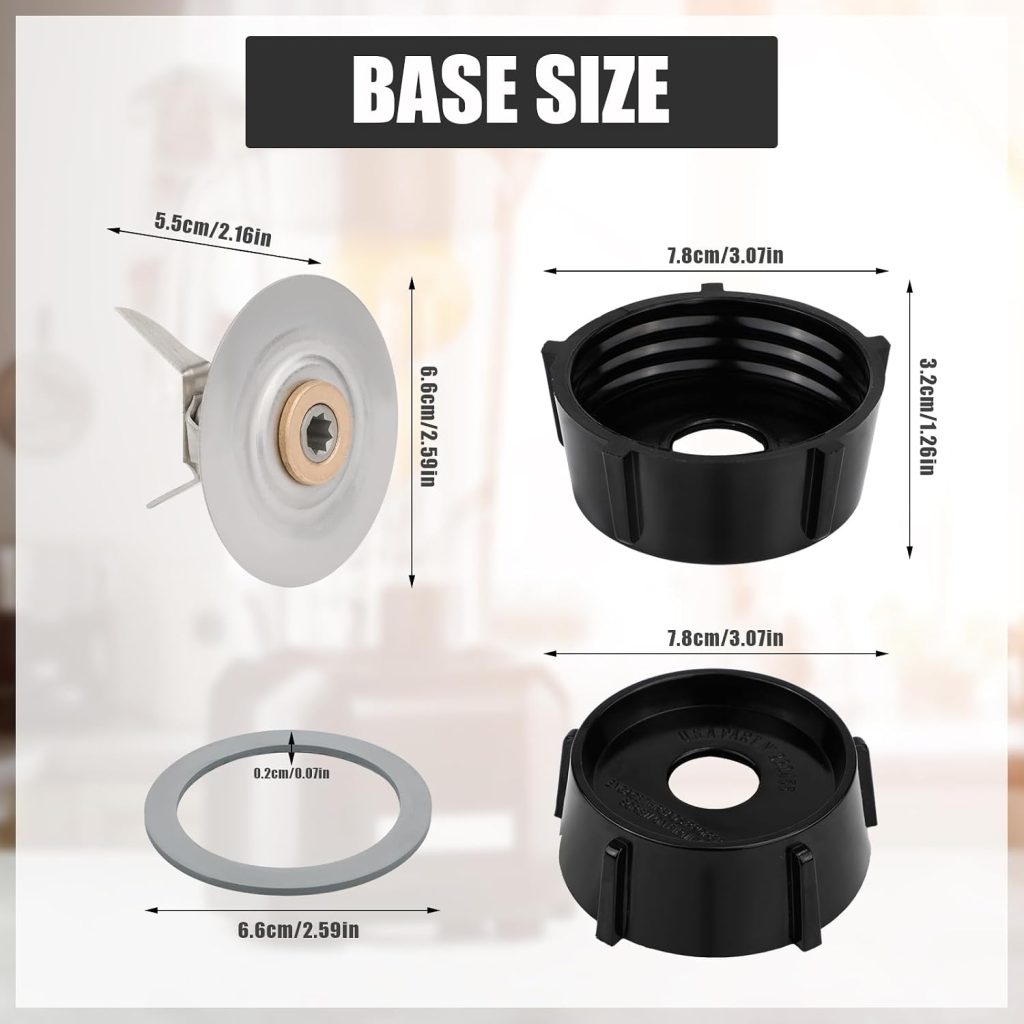 Blender Replacement Parts for Oster, Blender Ice Blade with Jar Base Cap and 2 Rubber O Ring Seal Gasket Compatible with Oster Osterizer Blenders Accessories review | Centrifugal Juicer https://www.amazon.com/dp/B0CTG5N2G1 - Blender Replacement Parts for Oster, Blender Ice Blade with Jar Base Cap and Rubber O Ring Seal Gasket Compatible with